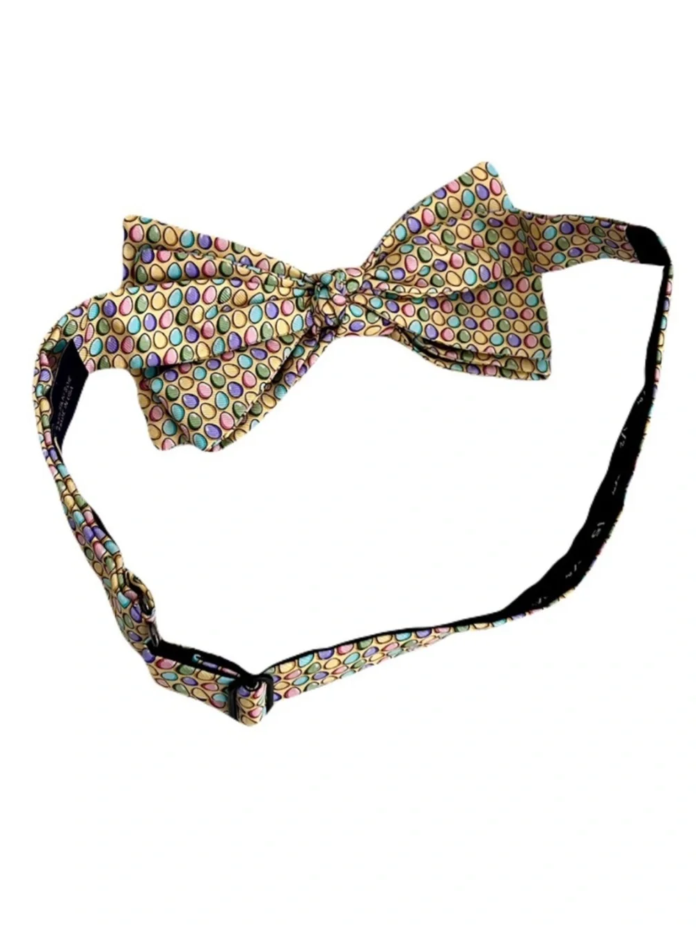 Vineyard Vines Yellow Easter Egg Silk Bow Tie